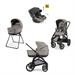 KIT SYSTEM QUATTRO APTICA XT DRW-R-EVO  TUNDRA BEIGE+T. NERO
