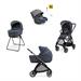 KIT SYSTEM QUATTRO ELECTA DRW-R-EVO - ROOFTOP BLUE+T. IRON BLK