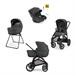 KIT SYSTEM QUATTRO APTICA XT DRW-R-EVO  MAGNET GREY+T. NERO